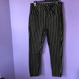 Striped Skinny Jeans